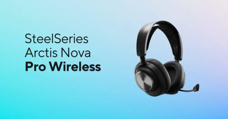 The SteelSeries Arctic Nova Pro wireless gaming headset is the best in its category, it offers a compact blend of style, highly authentic audio, and comfort.