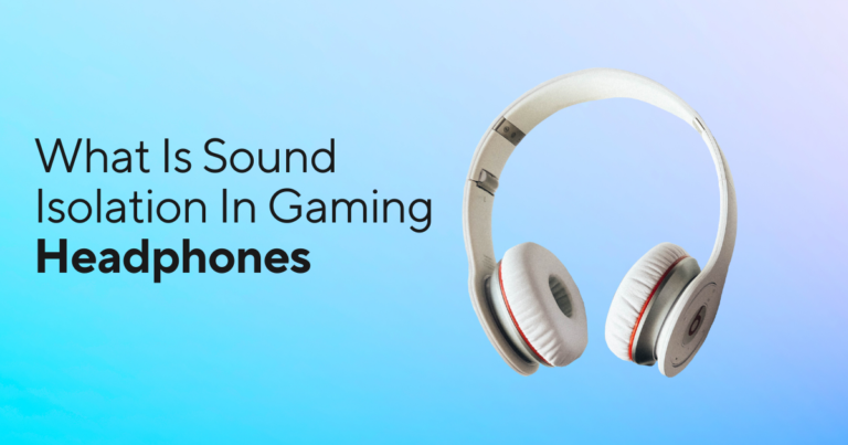 Sound isolation in headphones refers to the ability of headphones to block out external noise and prevent it from interfering with the sound produced by the headphones.