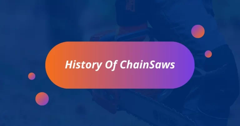 The first chainsaw-like device was invented by two Scottish doctors, John Aitken and James Jeffray, in the 1780s. They designed a hand-cranked, chain-driven apparatus primarily intended for bone-cutting during surgical procedures.