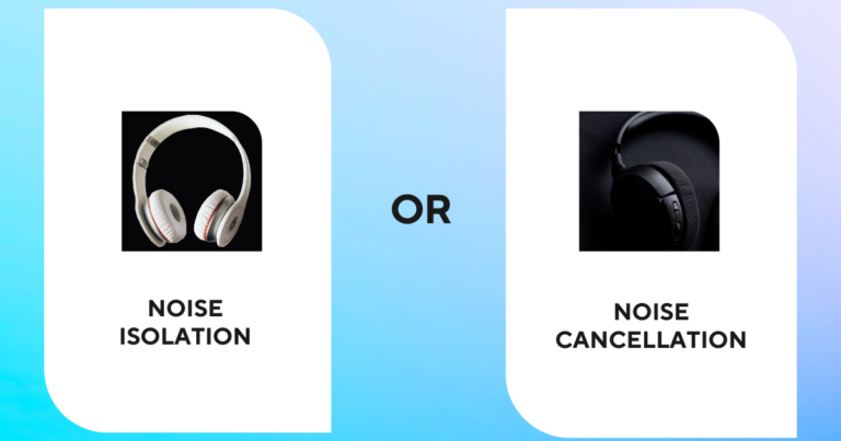 There is a major difference between noise isolation and noise cancellation. Both are two different techniques used in gaming headphones to reduce external noise.