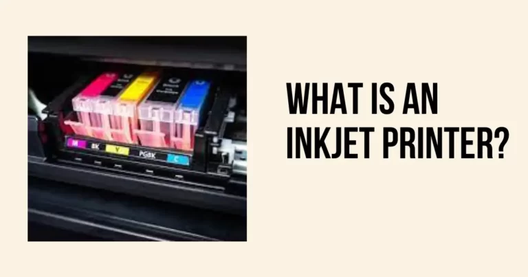 ink jet printers use ink cartridges to produce high-quality color prints for both text and graphics.