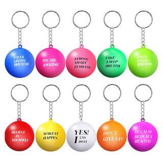 Motivational Stress Balls Keychains are relieffor pain