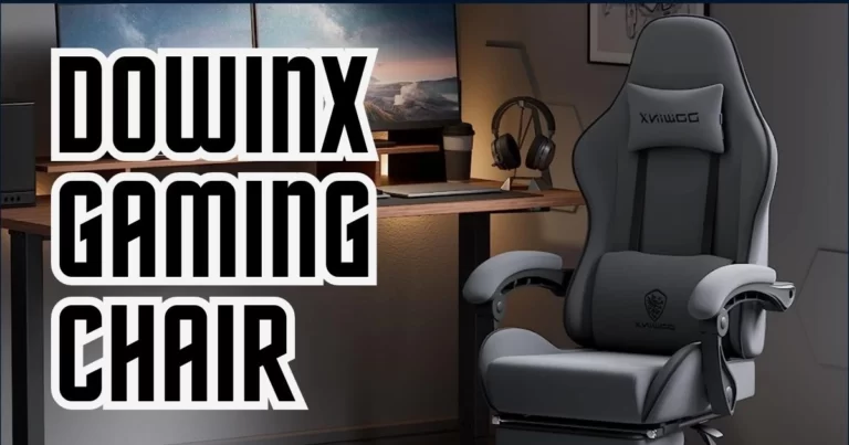 The downmix gaming chair provides a number of features like a high back, the most ergonomic chair design with a massage lumber chair, and high density.