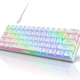 RK ROYAL KLUDGE RK61 Best Wired 60% Mechanical Gaming Keyboard