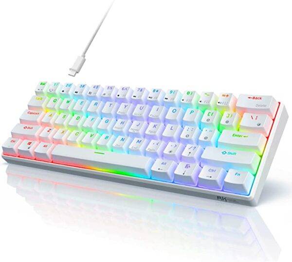 RK ROYAL KLUDGE RK61 Best Wired 60% Mechanical Gaming Keyboard