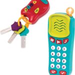 Toy phone and key set battat combo set