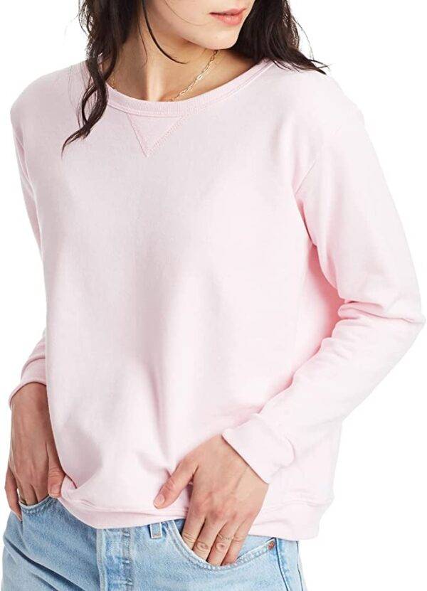 Hanes Women's Crewneck Sweatshirt, Eco Smart Fleece Women's