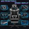A multifunctional gaming chair is a versatile piece of furniture designed to cater to the various needs and preferences of gamers. It typically offers a range of adjustable features and additional functionalities. Here are some common features found in multifunctional gaming chairs: