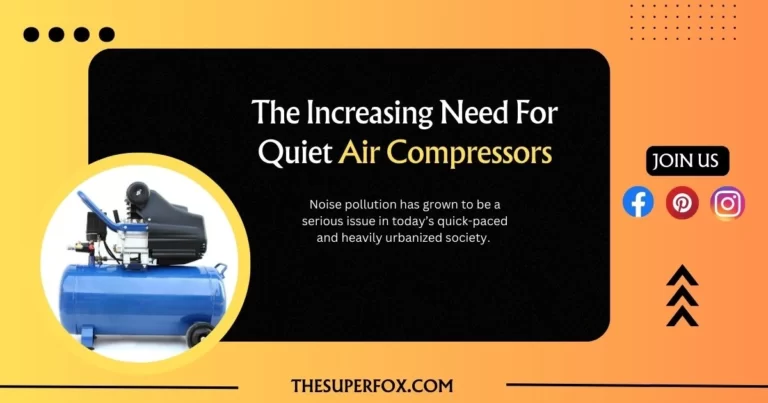 Noise pollution has grown to be a serious issue in today’s quick-paced and heavily urbanized society. The need for quieter equipment and appliances has greatly grown as more people want to preserve a calm and quiet atmosphere in their homes, factories, and workplaces. The silent air compressor is one such piece of equipment that has seen a boom in popularity.