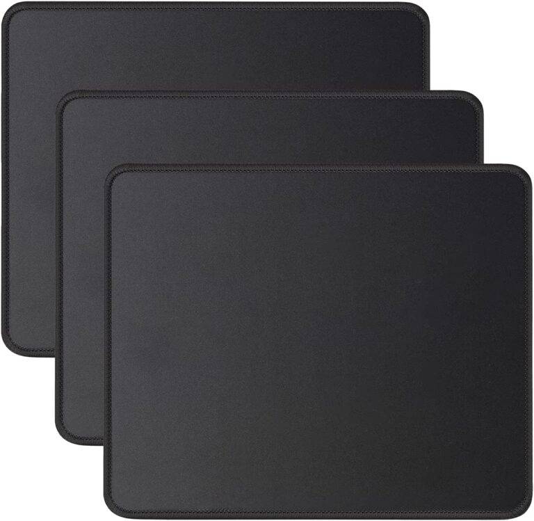 JIKIOU 3 Pack Mouse Pad with Stitched Edge