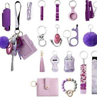 Tasmtto Safety Keychain for Women Set