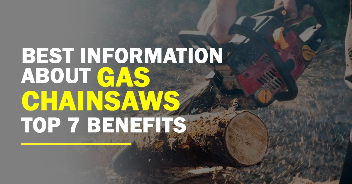 A gas chainsaw is a type of power tool that’s typically used for cutting trees and large pieces of wood. It’s powered by a gasoline engine, which drives a chain containing sharp cutting teeth.