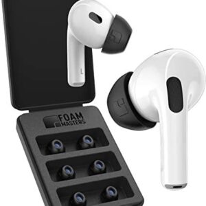 Foam Masters Memory Foam Ear Tips for AirPods Pro 1st & 2nd Gen