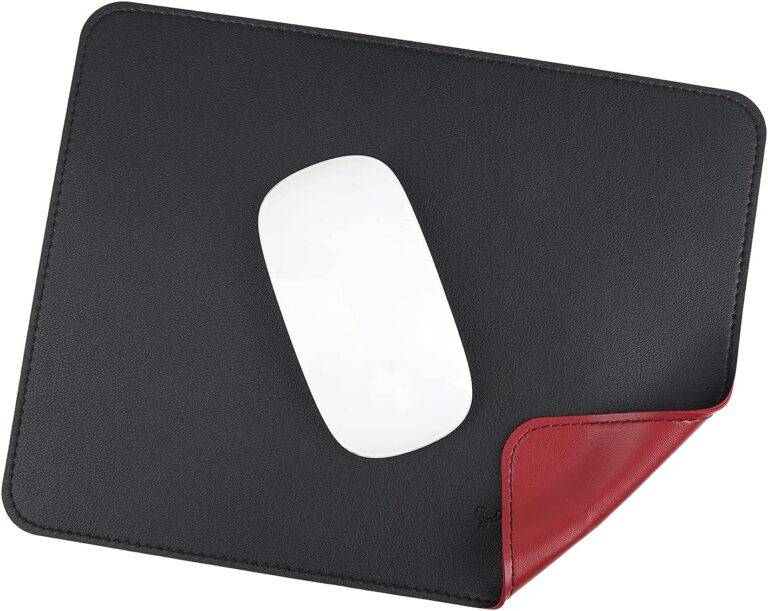 YXLILI Mouse Pad, Dual-Sided PU Leather Mouse Mat