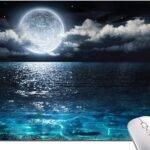 Ocean and Moon Mouse Pad