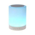 NISHICA LED Touch Lamp Portable Bluetooth Speaker, Wireless