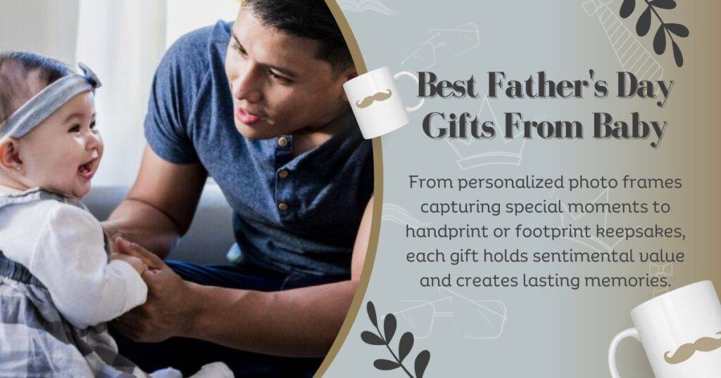From personalized photo frames capturing special moments to handprint or footprint keepsakes, each gift for father's day holds sentimental value and creates lasting memories.