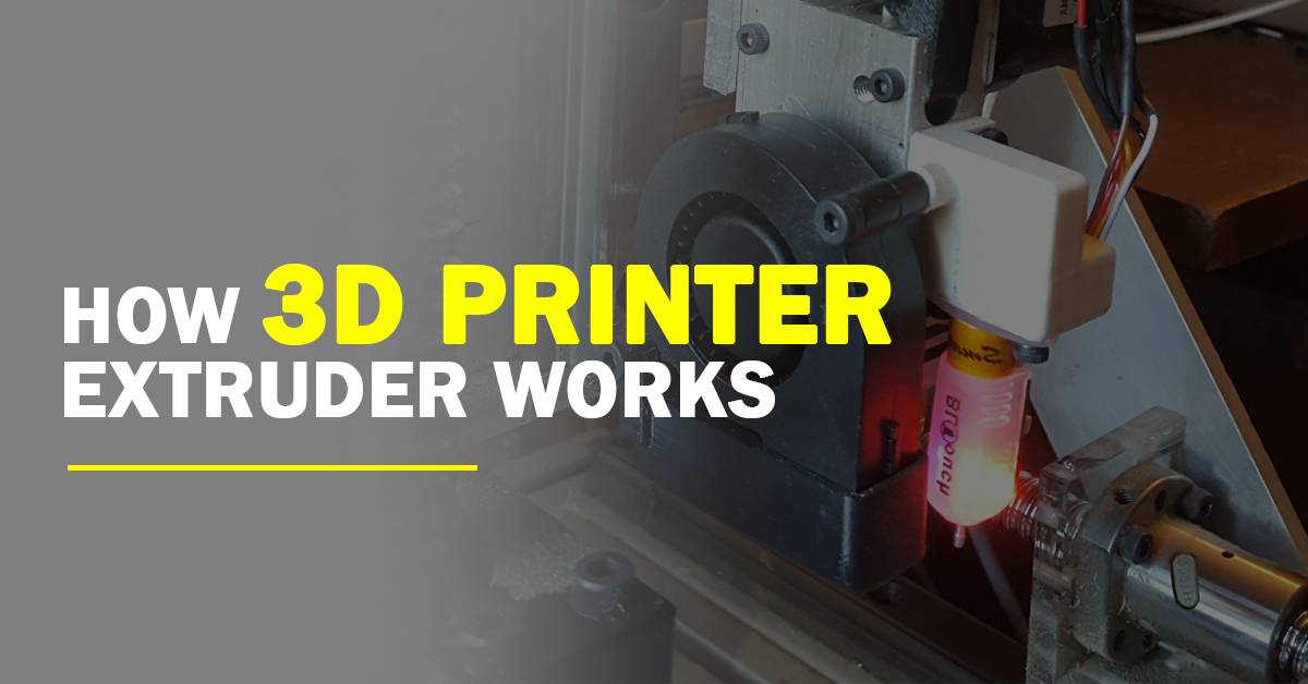 how 3d printer extruder works