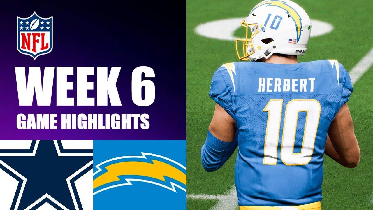 Dallas Cowboys Vs. Chargers: NFL Week 6 Highlights