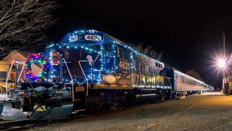 Blue Ridge Train Christmas